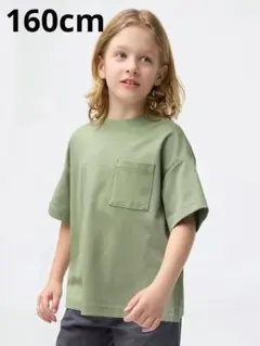 GU KIDS ドライポンチT オリーブ 160のサムネイル