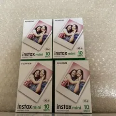 FUJIFILM instax mini インスタントフィルム 10枚入り4箱
