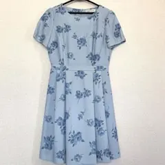 花柄ワンピース　L'EST LOSE ワンピース　お呼ばれ　パーティードレス