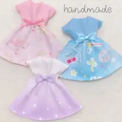 リカちゃん ハンドメイド ワンピース 3枚セット
