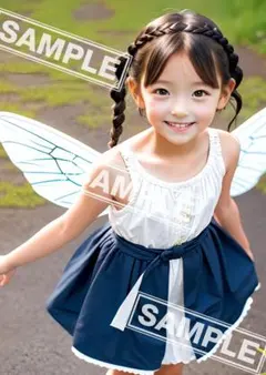 【4枚セット高画質ポスター】A4 写真用紙使用(妖精少女) 27-30