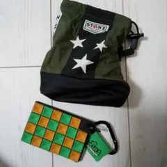 スキーアクセサリー　STONZ収納袋+リフト券ホルダー　2点セット