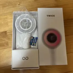 TWICE ペンライト　扇風機　バッテリー　セット TWICE CANDY FAN Z トゥワイス 公式扇風機 ハンディファン