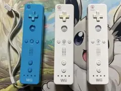 Wiiリモコン 3つセット（青・白）
