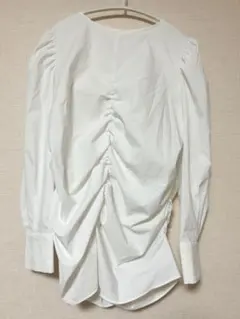 journal standard L'ESSAGEタイプライターギャザーブラウス