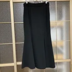 GU ブラック フレアスカート
