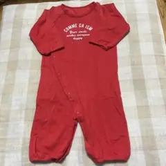 COMME CA ISM 赤いロンパース
