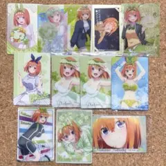 五等分の花嫁 中野四葉 カード 12点 まとめ ウエハース