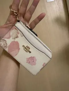 COACH 花柄 コインケース カードケース