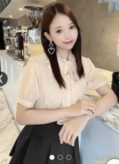 フリル 半袖 ブラウス michellMacaronのサムネイル