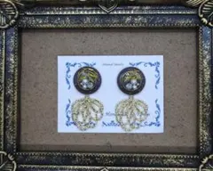 キラキラ*レジンピアス・イヤリング (No.58)