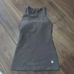 Easy Yogaグレー色丈長いヨガウェア