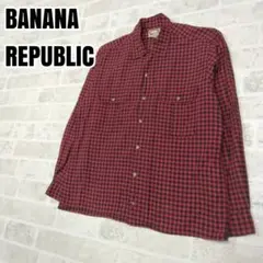 BANANA REPUBLIC バナナリパブリック　チェックシャツ　Mサイズ