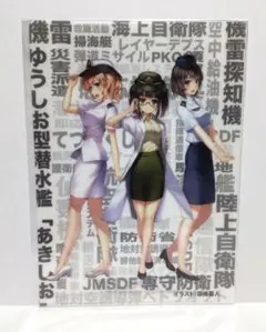 てつのくじら館限定グッズ　A4クリアファイル 自衛隊