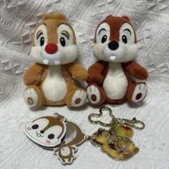 チップとデールぬいぐるみキーホルダー