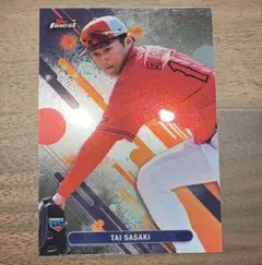 topps finest npb 広島カープ　佐々木泰