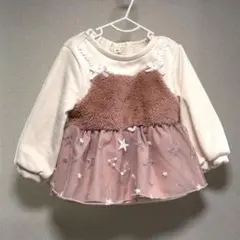 チュニック　秋冬　女の子　90cm