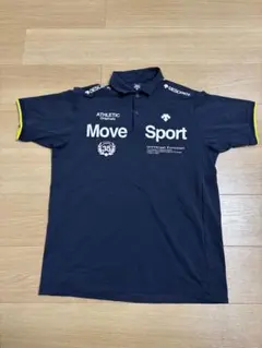 DESCENTE ネイビー ポロシャツ L