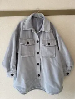 ライトグレー オーバーサイズジャケット M