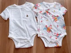 ギャップ　baby GAP 3〜6month ロンパースセット　花　熊