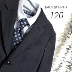 美品　BACK&FORTH　フォーマル　セットアップ　120　黒　卒服　おまけ