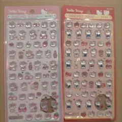 正規品　ハローキティ　ボンボンドロップシールミニ　サンリオ　2種