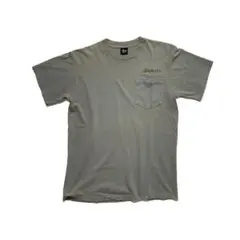 90s-00s old Stussy 刺繍ロゴポケットTシャツ