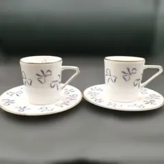 イブ・サンローラン 花柄 ティーカップ ソーサー　2客セット