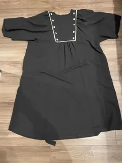 child woman ブラック半袖ワンピース