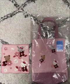 familiar 　春のファミリアショー　トートバッグ＆ハンカチ