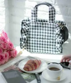 JILL by JILLSTUART　チドリツイード　フリルトートバッグ