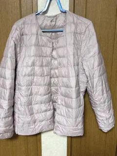 【春物】UNIQLOユニクロウルトラライトダウンジャケット 薄パープルピンクXL