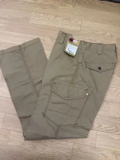 バートル　カーゴパンツ　キャメル　綿100% 薄手　サイズSのサムネイル