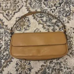 zara ショルダーバッグ　キャメル