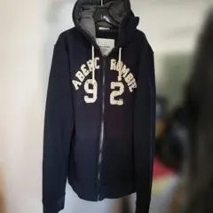 た*か様 Abercrombie & Fitch ネイビー パーカー XXL