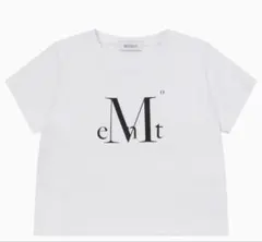 MUCENT ムセント 半袖Tシャツ ホワイト 韓国 ロゴT