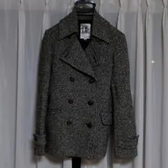 コート サイズ38 M レディース  黒 白 冬物