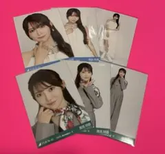 乃木坂46 生写真　スペシャル衣装47 スカーフ　コンプ　黒見明香