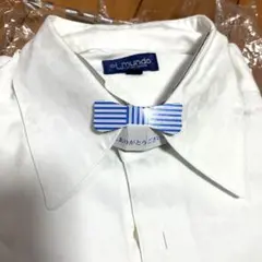 el mundo ホワイト ダイヤチェック柄 ドレスシャツ