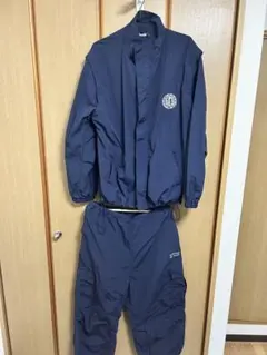 ナイロンジャケット・パンツセット Lサイズ ネイビー