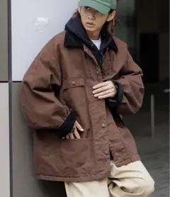 フリークスストア　カバーオール 限定展開 ビッグシルエット コーデュロイ切り替え