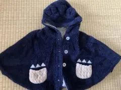 ブランシェス　ベビーポンチョ　リバーシブル　80cmくらい