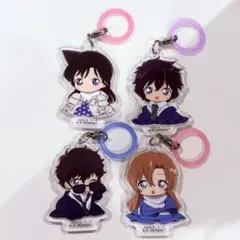 劇場版『名探偵コナン ハイウェイの堕天使』　めじるしキーホルダー　4点セット