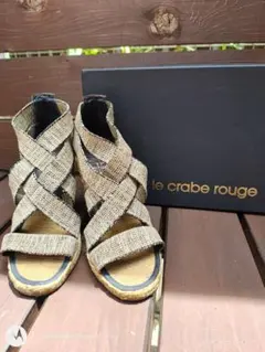 le crabe rouge ウェッジソール サンダルのサムネイル