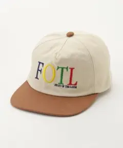 【完売品】フルーツオブザルーム　APPLE社ロゴモチーフ　カラフルロゴCAP
