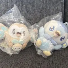 ポケピース一番くじ ポッチャマ モクロー ぬいぐるみセット(おまけ付き)