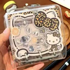完成品 ハローキティ シャカシャカアクリルバインダー シール帳