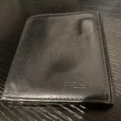 COACH ブラック 二つ折り財布のサムネイル