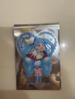 キミとアイドルプリキュア　劇場　特典　うちわ型クリアカード　キュアスカイ