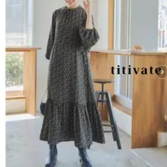 titivate ワンピース 　長袖　ワンピ　ティティベイト　スカート　ロング